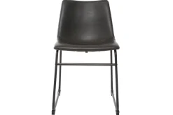 Miliboo Industrial-Stühle in Schwarz (2er-Set) NEW ROCK* Design-stühle