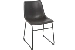 Miliboo Industrial-Stühle in Schwarz (2er-Set) NEW ROCK* Design-stühle