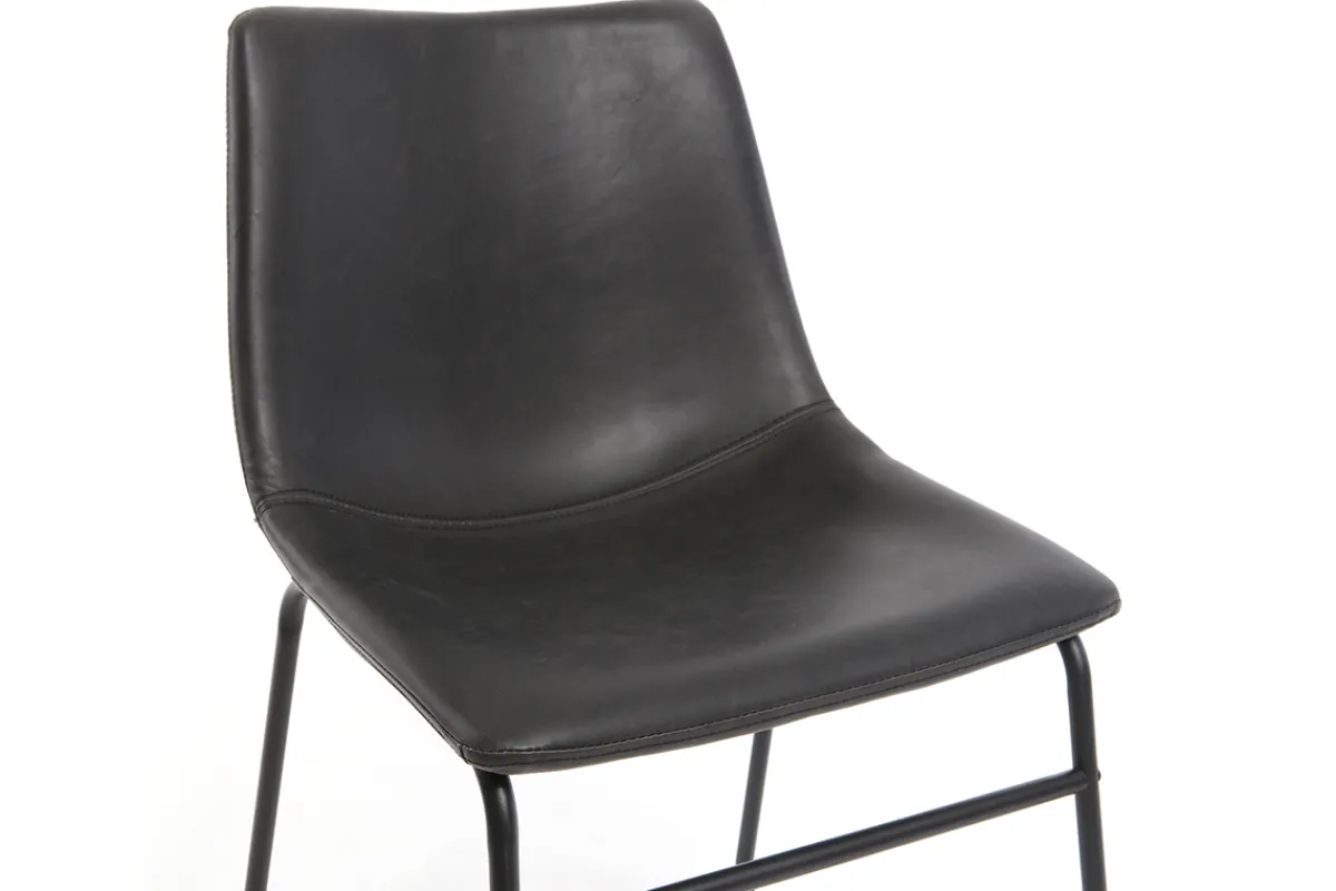 Miliboo Industrial-Stühle in Schwarz (2er-Set) NEW ROCK* Design-stühle