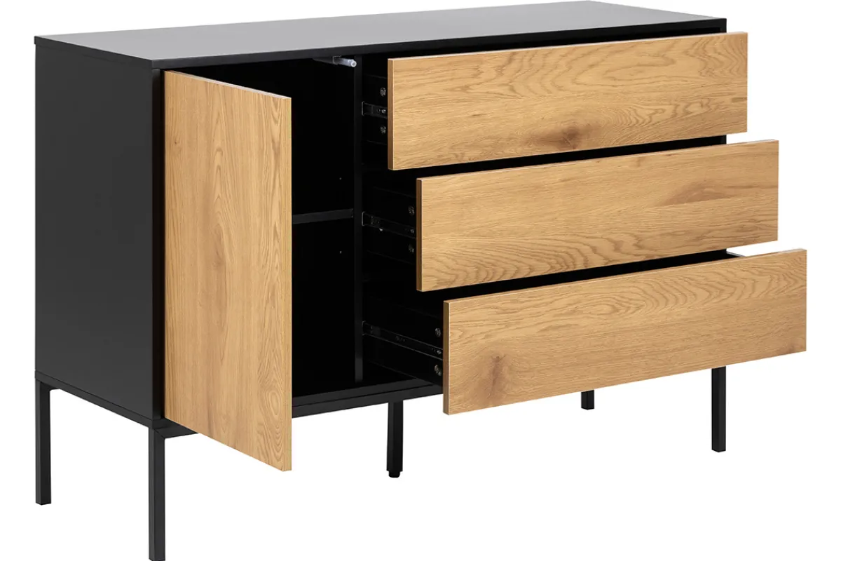 Miliboo Industrielle Anrichte aus Metall und Holz TRESCA* Sideboards