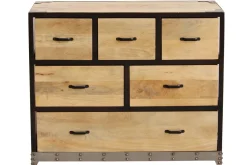 Miliboo Industrielle Kommode INDUSTRIA aus Massivholz* Kommoden|Kommoden