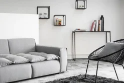 Miliboo Industrielle Konsole schwarzes Metall L100 cm KARL* Konsolentische|Flurmöbel