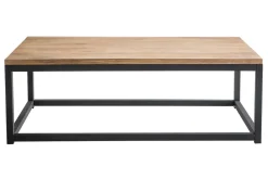 Miliboo Industrieller Couchtisch FACTORY Holz und Metall* Couchtische