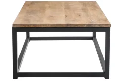 Miliboo Industrieller Couchtisch FACTORY Holz und Metall* Couchtische