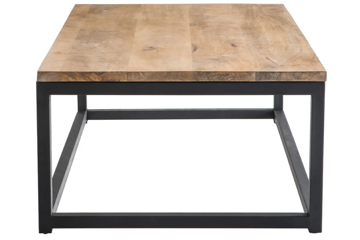 Miliboo Industrieller Couchtisch FACTORY Holz und Metall* Couchtische