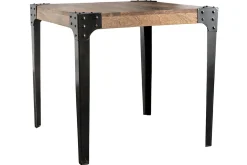 Miliboo Industrieller Esstisch Stahl und Holz L80 MADISON* Esstische