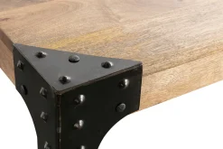Miliboo Industrieller Esstisch Stahl und Holz L80 MADISON* Esstische