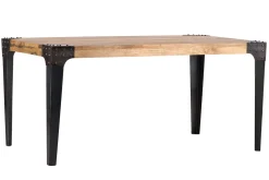 Miliboo Industrieller Esstisch Stahl und Holz L160 MADISON* Esstische