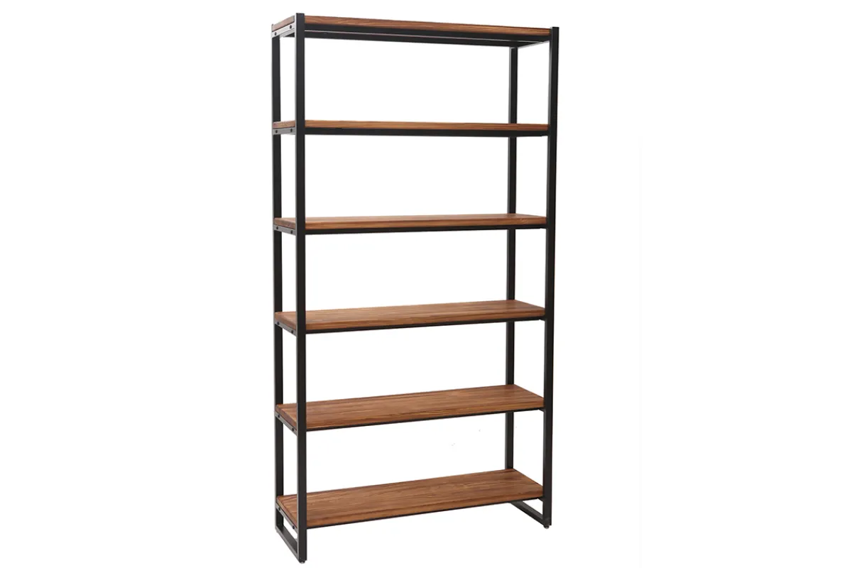 Miliboo Industrielles Bücherregal Holz und Metall ARISTOTE* Bücherregale|Bücherregale