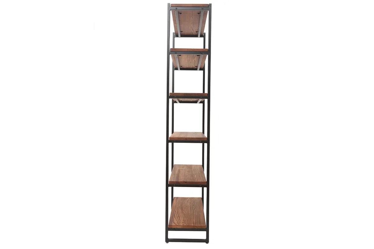 Miliboo Industrielles Bücherregal Holz und Metall ARISTOTE* Bücherregale|Bücherregale
