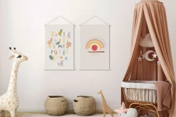 Miliboo Kakemono für Kinder Regenbogen L40 x B60 cm HAPPY*Kinder Accessoires & Dekoration Kinder|Wanddekoration