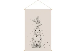 Miliboo Kakemono für Kinder Waldtiere L40 x B60 cm BUDDY*Kinder Accessoires & Dekoration Kinder|Wanddekoration
