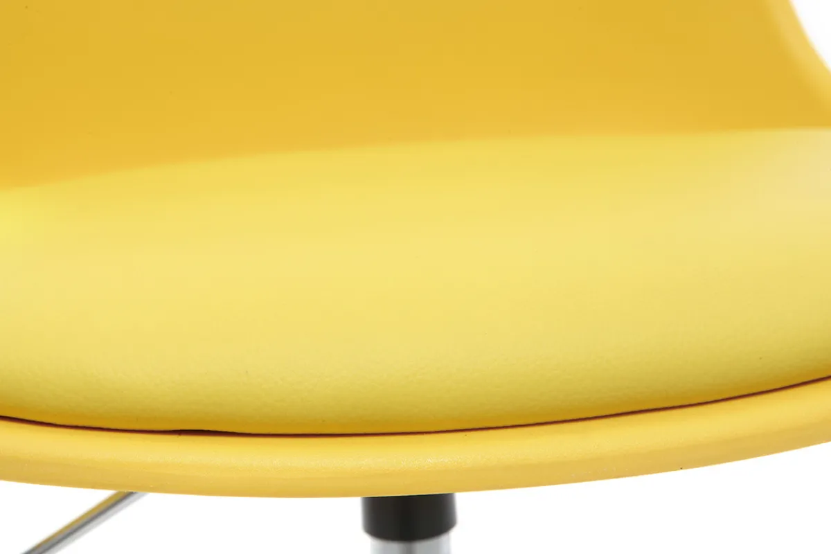 Miliboo Kinder-Design-Schreibtischstuhl Gelb STEEVY*Kinder Kindersessel