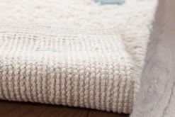 Miliboo Kinderteppich aus beigefarbener Baumwolle mit bunten Punkten 100 x 150 cm DADA*Kinder Accessoires & Dekoration Kinder|Teppiche