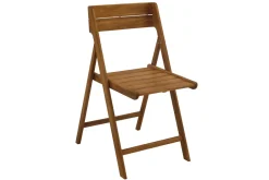 Miliboo Klappbare Gartenstühle aus Massivholz (2er-Set) DIEGO* Gartenstühle