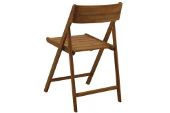 Miliboo Klappbare Gartenstühle aus Massivholz (2er-Set) DIEGO* Gartenstühle