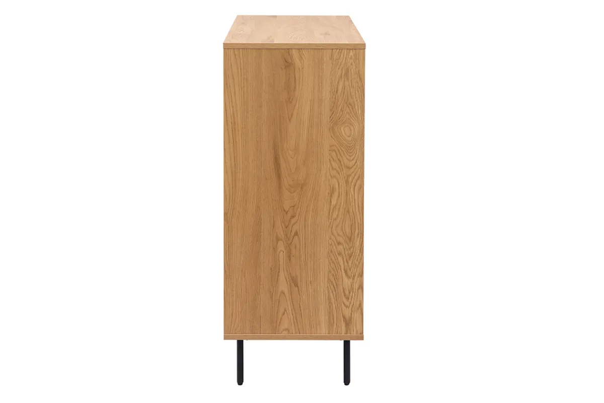 Miliboo Kommode mit hellem Holzfurnier in Eiche 4 Schubladen L100 cm ARAGON* Kommoden|Kommoden