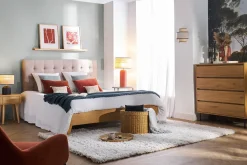 Miliboo Kommode mit hellem Holzfurnier in Eiche 4 Schubladen L100 cm ARAGON* Kommoden|Kommoden
