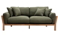 Miliboo KYO Khaki skandinavisches 3-Sitzer-Sofa mit abnehmbaren Bezügen* Design-sofas