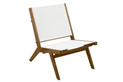Miliboo Lounge-Gartensessel aus Massivholz MALIBU* Gartenstühle