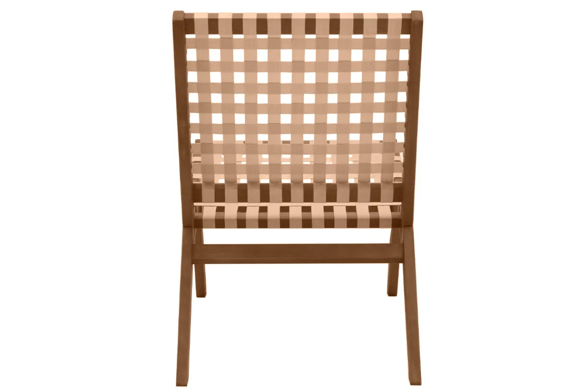 Miliboo Lounge-Gartensessel aus Massivholz und geflochtenen Elementen in Beige LUCEA* Design-sessel|Sessel