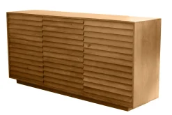 Miliboo Massivholz-Sideboard aus Mangoholz mit 3 Türen L160 cm MATCHA* Sideboards