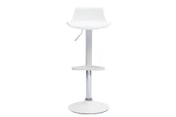 Miliboo Moderne weiße Barhocker 360° drehbar und höhenverstellbar (2er-Set) KRONOS* Barhocker