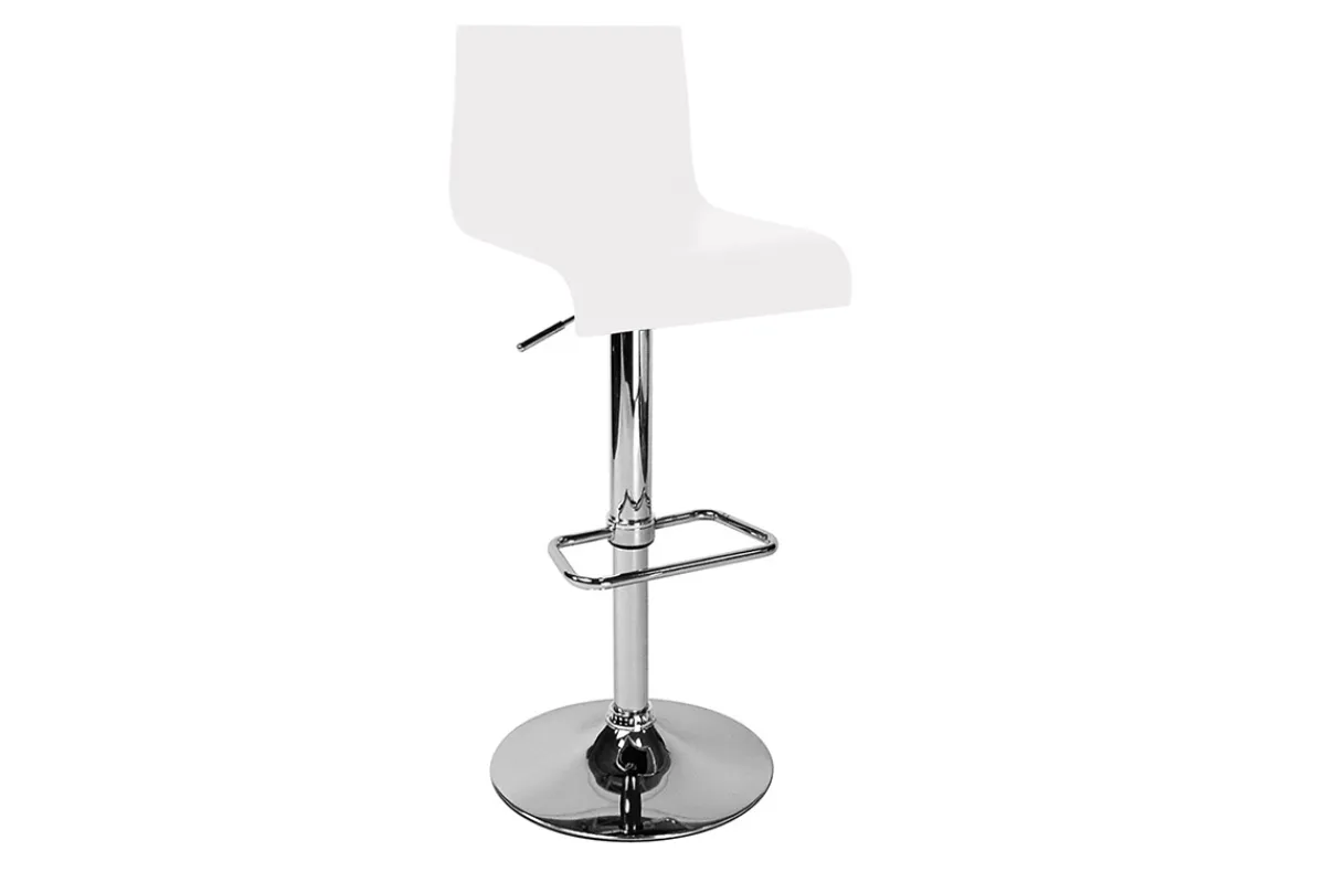 Miliboo Moderner Barhocker / Küchenhocker Weiß NEWSURF (2 Stck.)* Barhocker