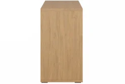 Miliboo Niedriger Bücherschrank mit hellem Eichenholzfinish B140 cm EPURE* Bücherregale|Bücherregale