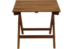 Miliboo Niedriger Gartentisch aus Massivholz zusammenklappbar B40 x T40 cm ITZA* Gartentische