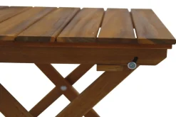 Miliboo Niedriger Gartentisch aus Massivholz zusammenklappbar B40 x T40 cm ITZA* Gartentische