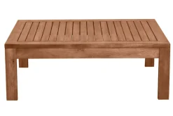 Miliboo Niedriger Gartentisch aus Massivholz B90 cm SALVADOR* Gartentische