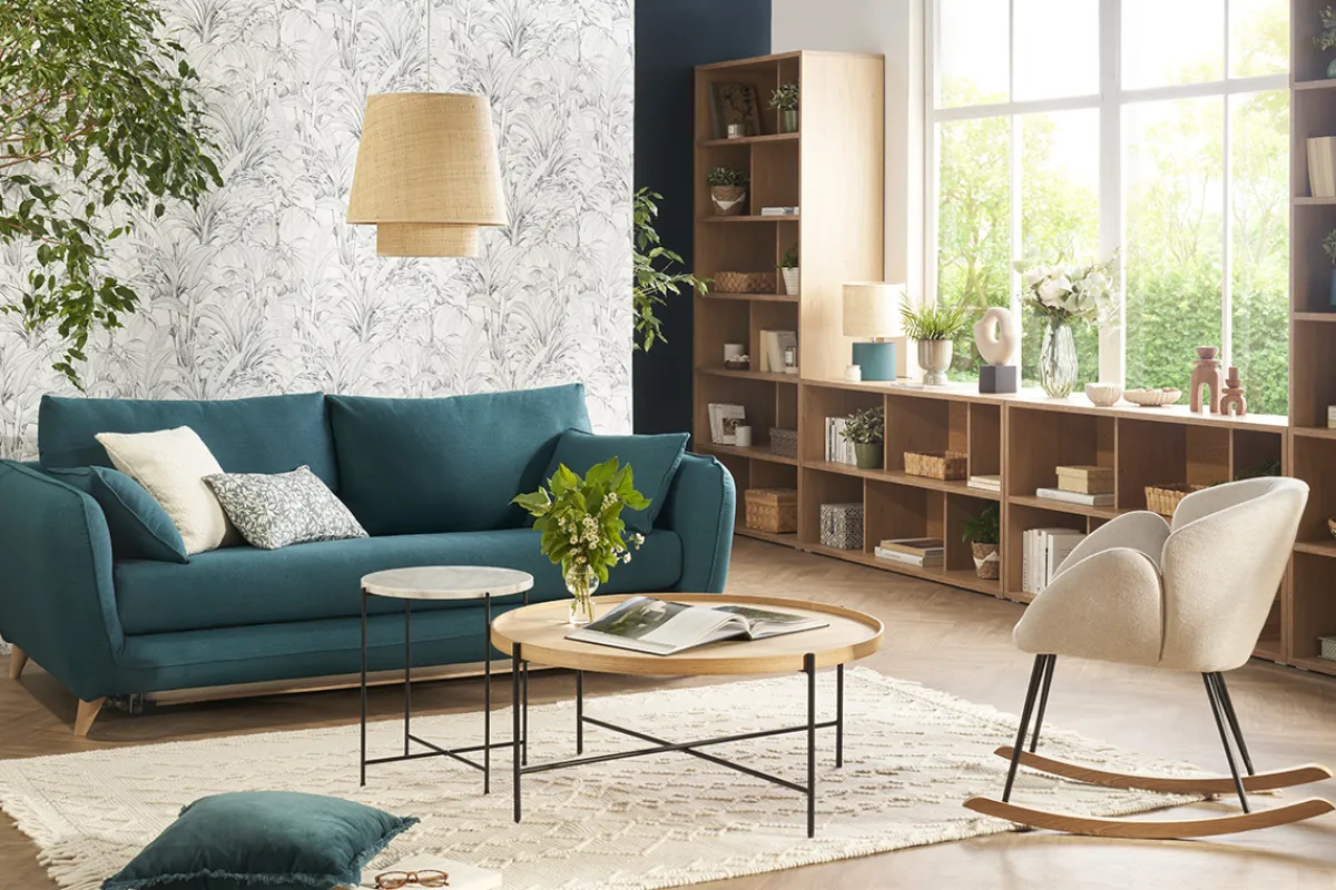 Miliboo Niedriges Bücherregal aus weißem Holz B140 cm EPURE* Bücherregale|Bücherregale