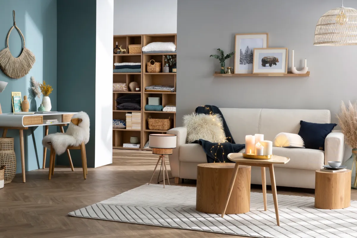 Miliboo Ovale Couchtische aus hellem Holz (2er-Set) WOODY* Couchtische|Beistelltische