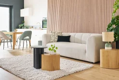 Miliboo Ovale Couchtische aus hellem Holz (2er-Set) WOODY* Couchtische|Beistelltische