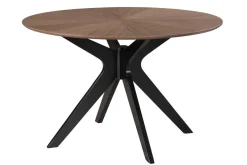 Miliboo Ovaler Design-Esstisch mit Walnussfurnier L160 cm DIELLI* Esstische
