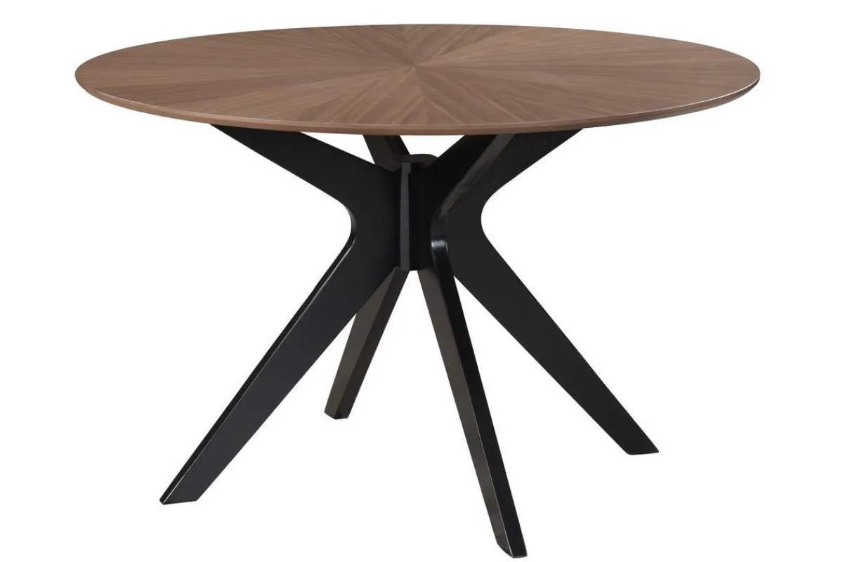 Miliboo Ovaler Design-Esstisch mit Walnussfurnier L160 cm DIELLI* Esstische