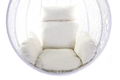 Miliboo Ovaler Hängesessel, weißer Kunststoff MOJO* Design-sessel|Sessel