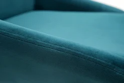 Miliboo Petroleumblaue Samtstühle (2er-Set) HOLO* Design-stühle