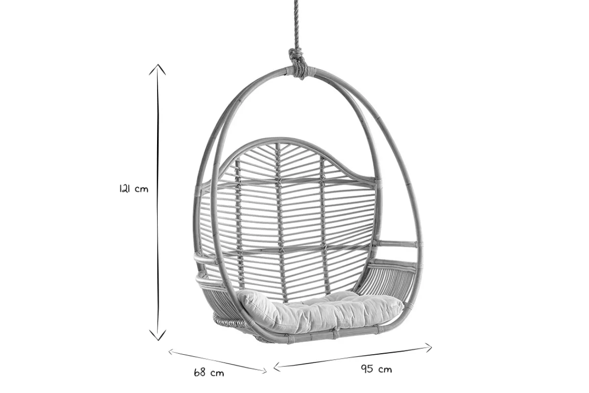 Miliboo Rattan-Hängesessel GALON* Design-sessel|Sessel