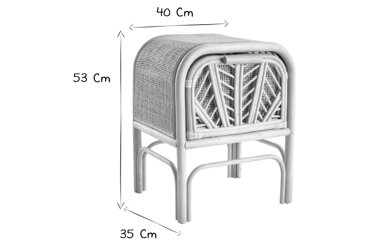 Miliboo Rattan-Nachttisch GALON* Nachttische