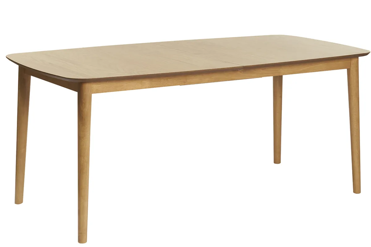 Miliboo Rechteckiger ausziehbarer Esstisch aus hellem Eichenholz B180-220 cm EGO* Ausziehtische