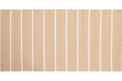 Miliboo Rechteckiger, beige-weiß gestreifter Teppich 60 x 180 cm LANZA* Teppiche|Alle Dekoration