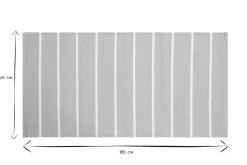 Miliboo Rechteckiger, beige-weiß gestreifter Teppich 60 x 180 cm LANZA* Teppiche|Alle Dekoration