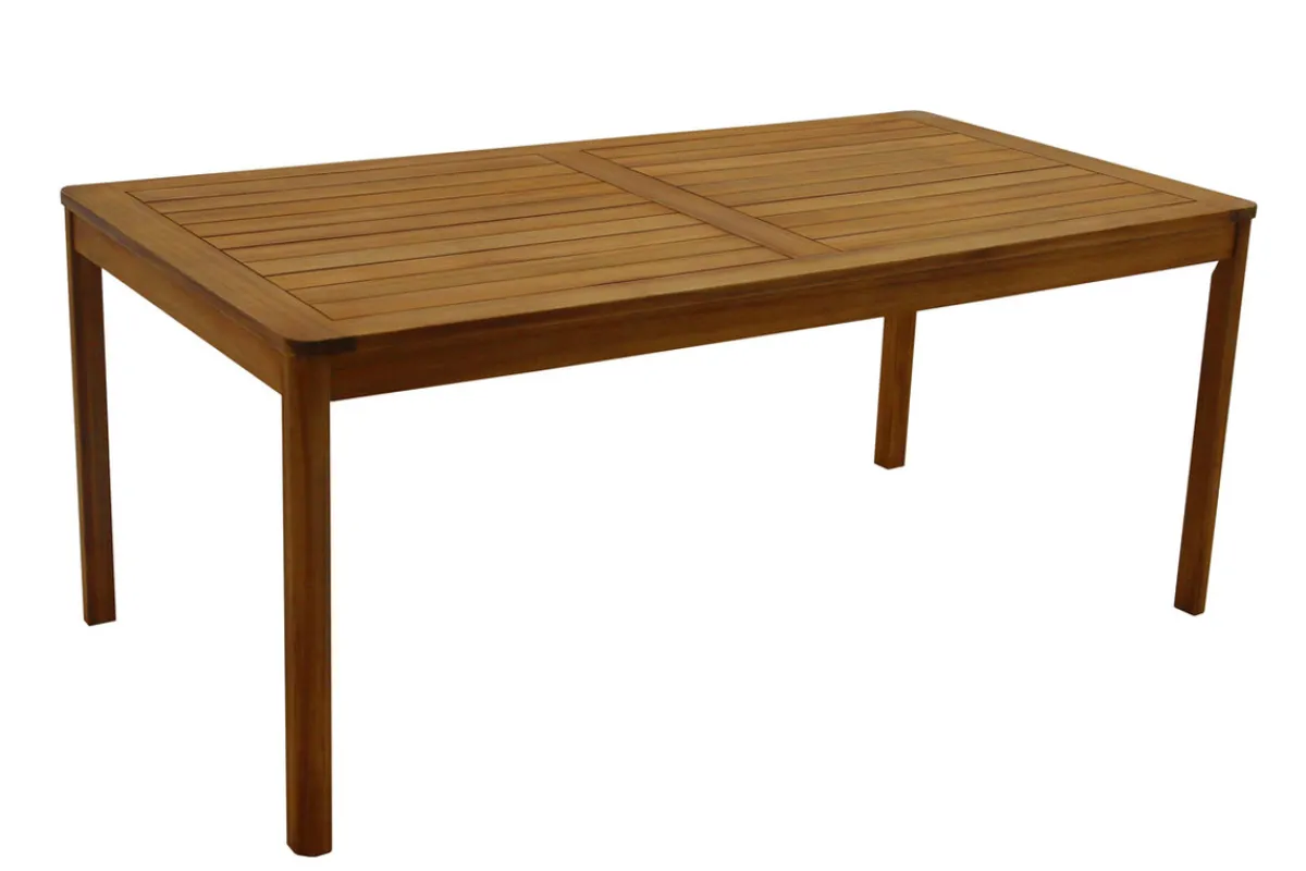 Miliboo Rechteckiger Gartentisch aus Massivholz L180 cm AKIS* Gartentische