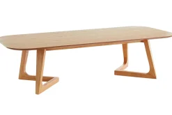 Miliboo Rechteckiger skandinavischer Couchtisch aus hellem Holz L150 cm JUKE* Couchtische