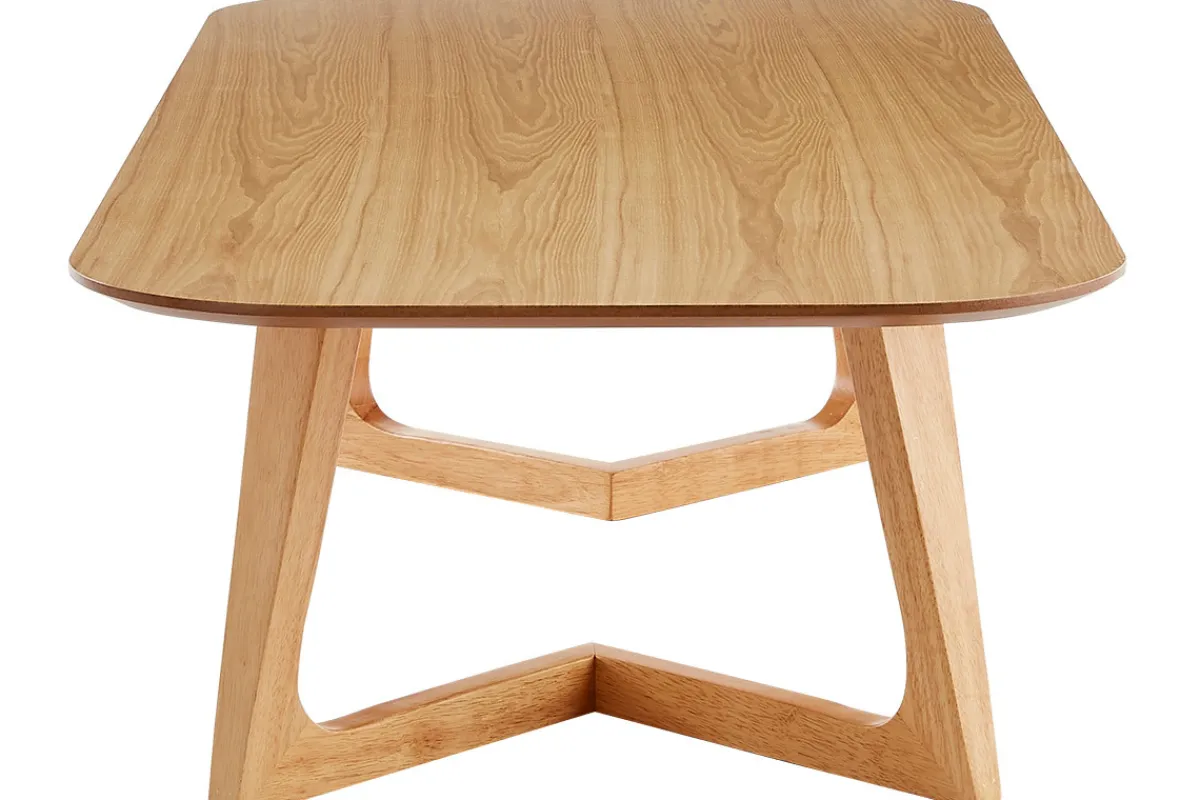 Miliboo Rechteckiger skandinavischer Couchtisch aus hellem Holz L150 cm JUKE* Couchtische