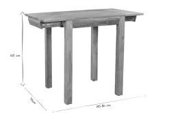 Miliboo Rechteckiger Stehtisch Mangoholz 130cm BALTO* Bartische/ Bar