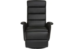 Miliboo Relax-Sessel manuell verstellbar Schwarz NELSON* Relaxsessel|Sessel