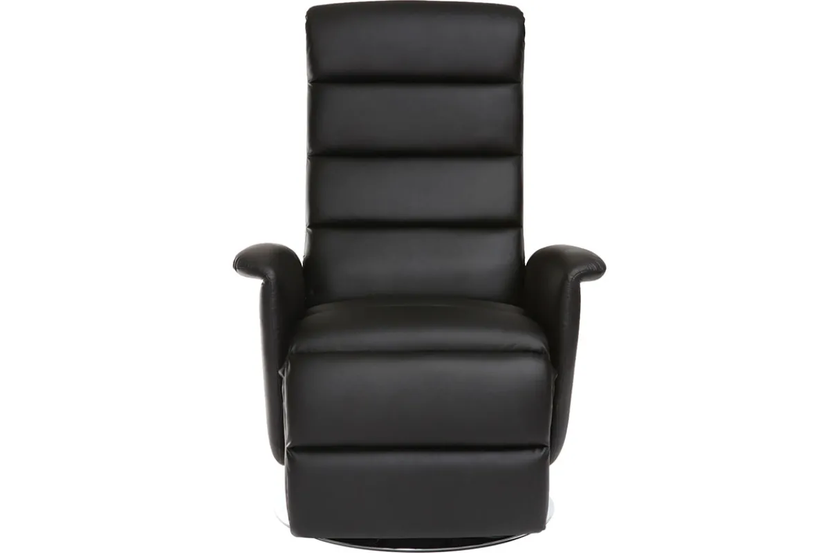 Miliboo Relax-Sessel manuell verstellbar Schwarz NELSON* Relaxsessel|Sessel